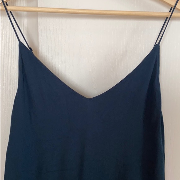 Aritzia Minimalist Teal Mini Dress ECU - Picture 2 of 7